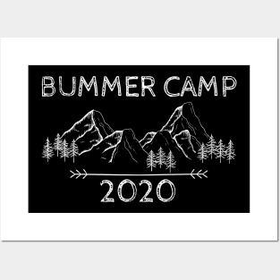 Bummer Camp 2020 Summer Camp Mask Sweatshirt Posters and Art